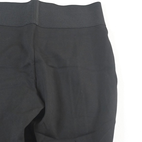 Nygard Slims 1X Black Ponte Pull On Cropped Dress Womens Pants - Picture 8 of 9